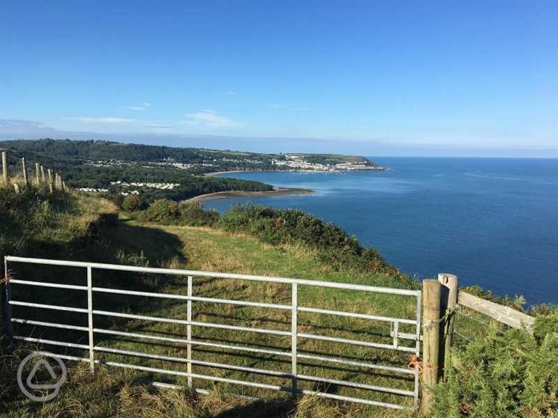 ホテル Carreg Y Gwynt Campsite - Touring And Tent Pitches Llanarth  エクステリア 写真